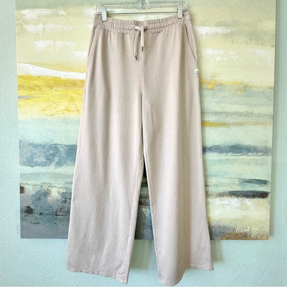 Vuori Halo Essential Wideleg Ecru Heather Med - Picture 12 of 12